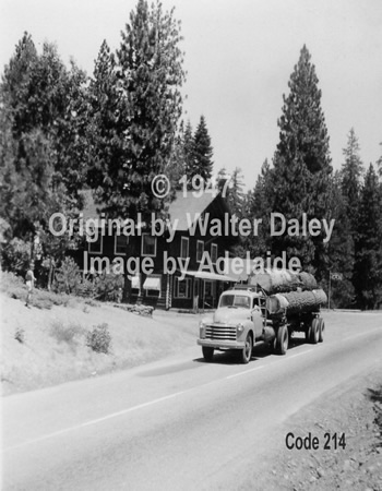 Cold Springs Lodge and Logging Truck